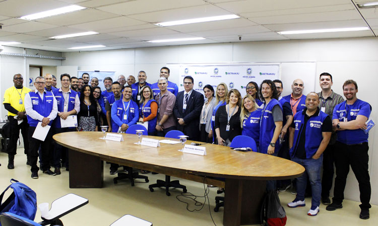Agentes de trânsito do Detran.RJ receberam homenagem